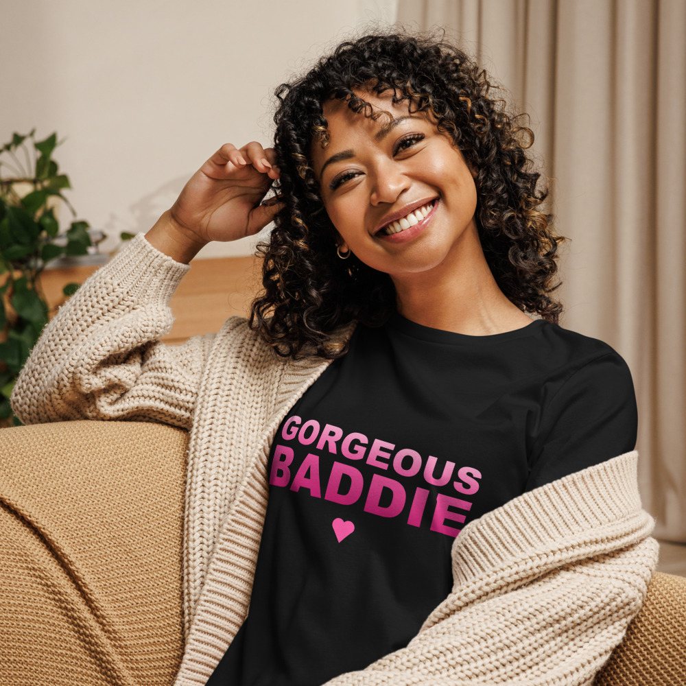 Gorgeous Baddie Stacked Women's Tee Front