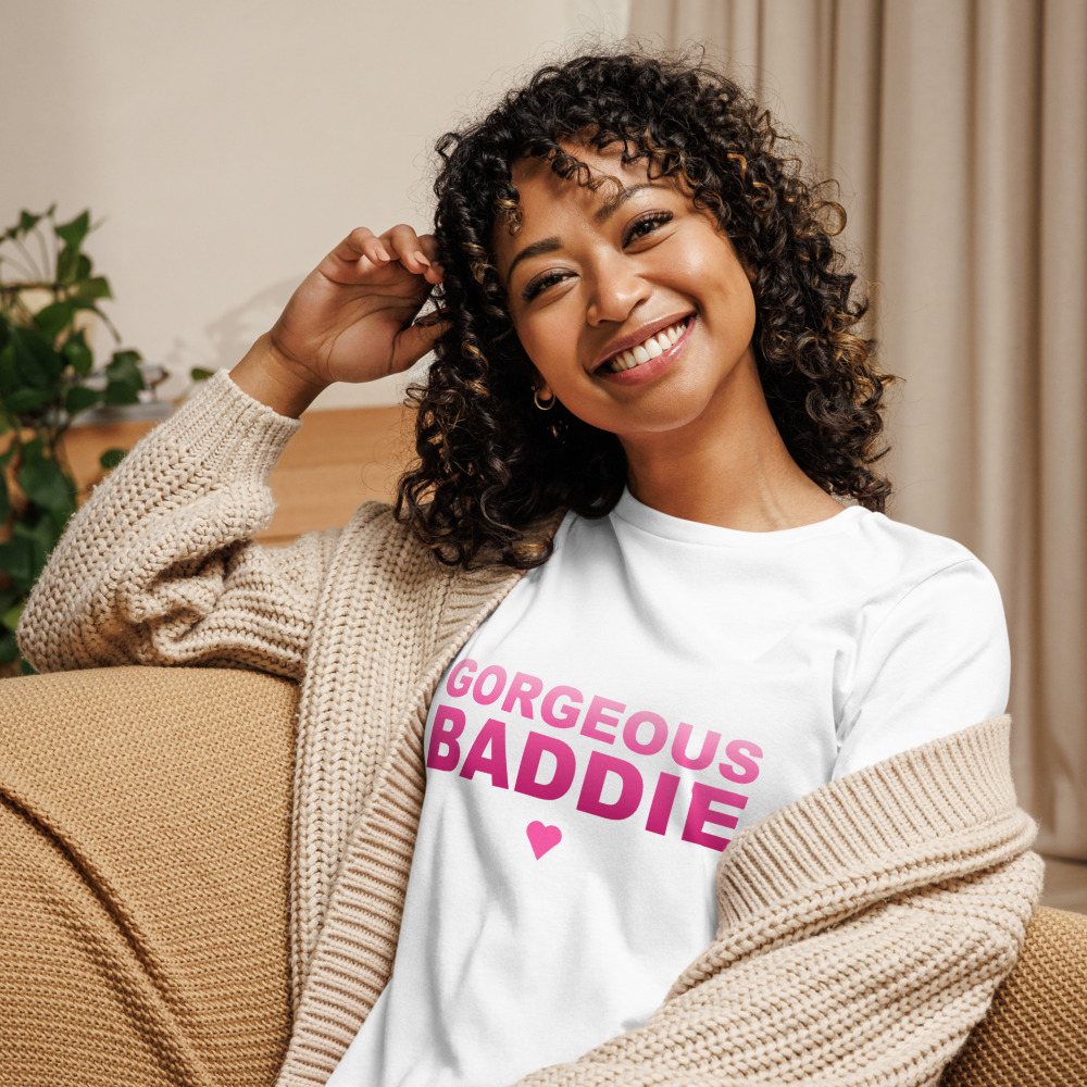 Gorgeous Baddie Stacked Women's Tee Front