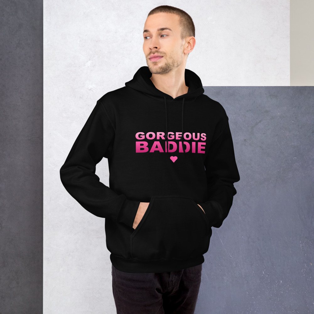Gorgeous Baddie Stacked Hoodie Front
