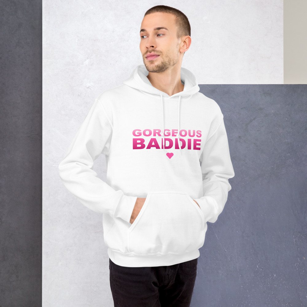 Gorgeous Baddie Stacked Hoodie Front