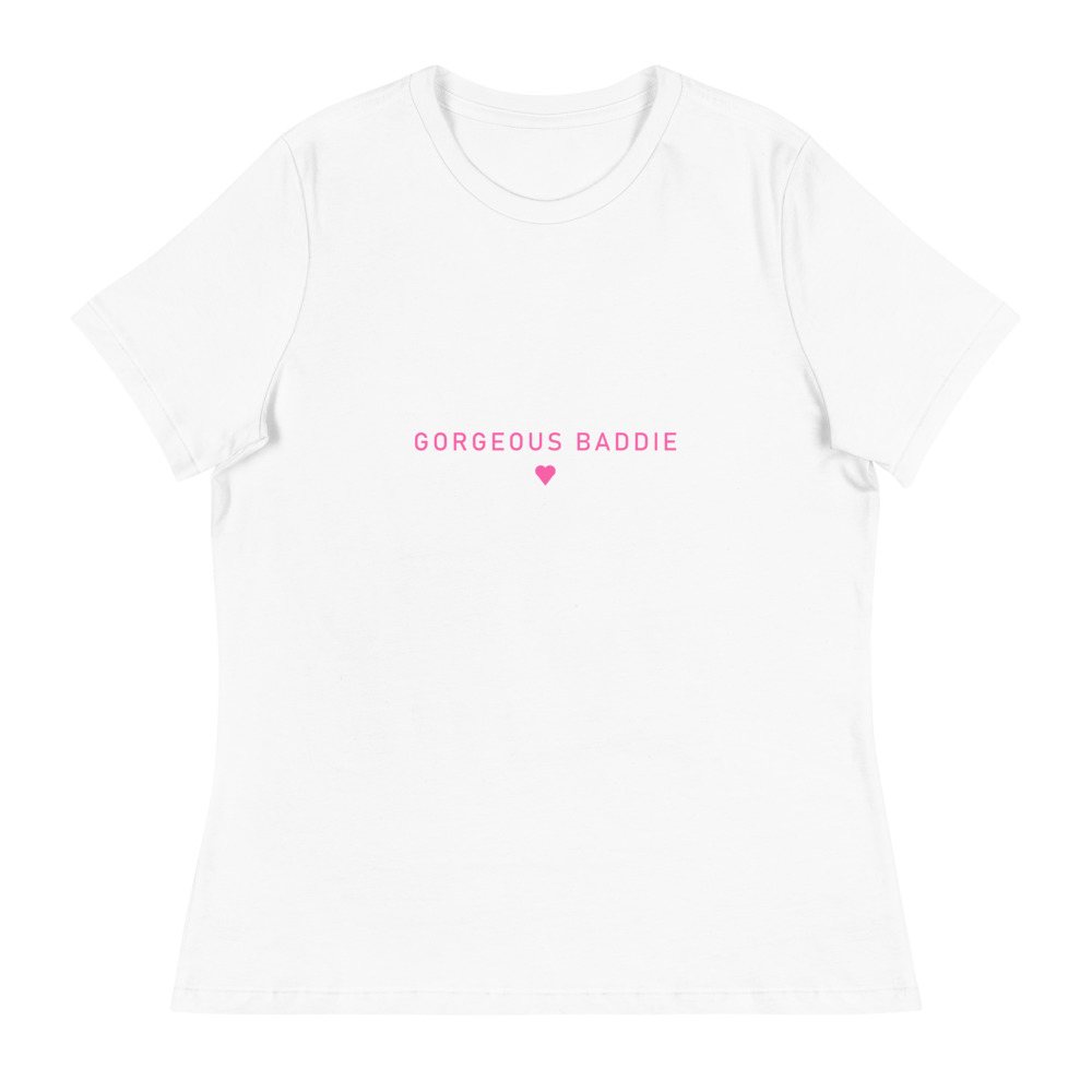 Gorgeous Baddie Minimal Women's Tee Front
