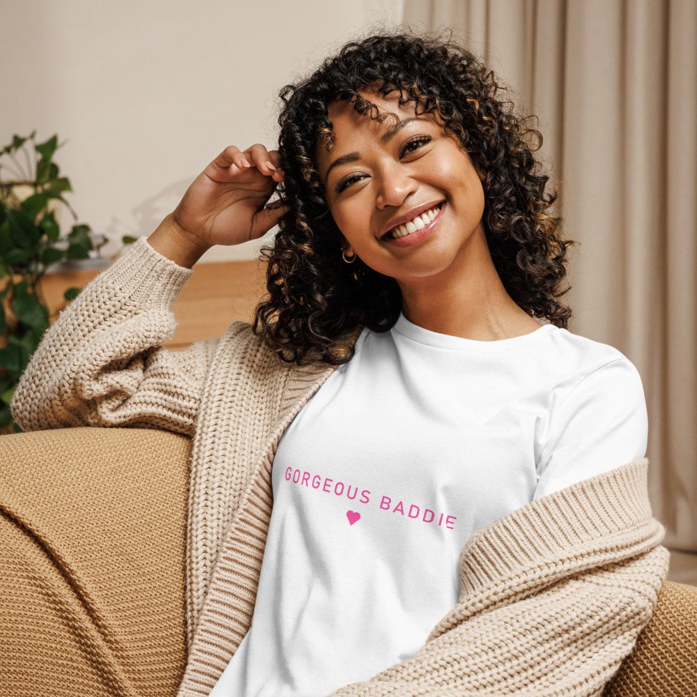 Gorgeous Baddie Minimal Women's Tee Front