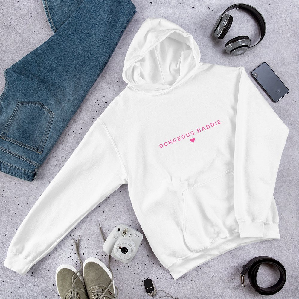 Gorgeous Baddie Minimal Hoodie