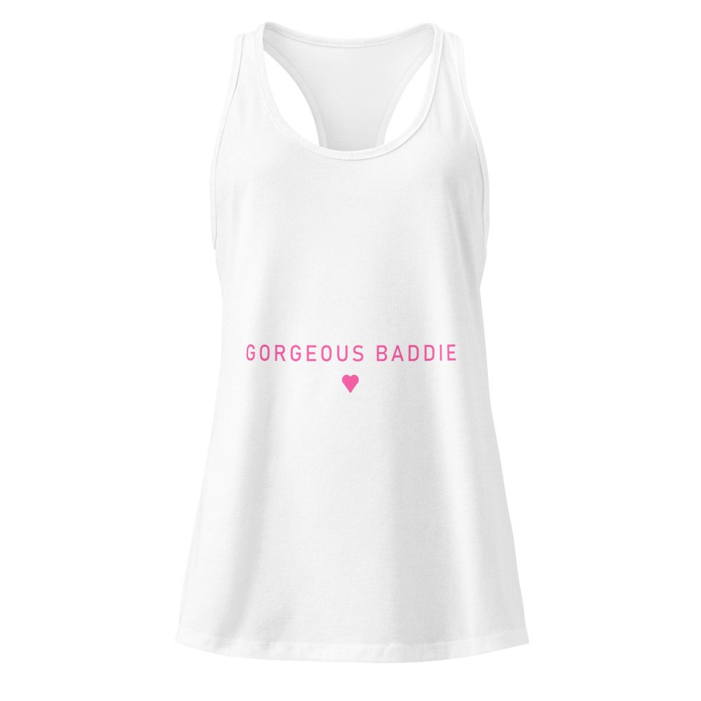 Gorgeous Baddie Minimal Racerback Tank