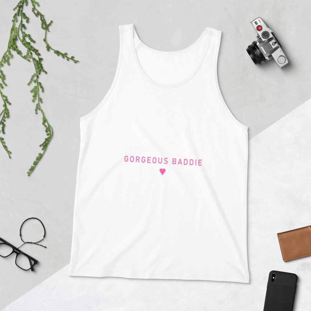 Gorgeous Baddie Minimal Tank Front