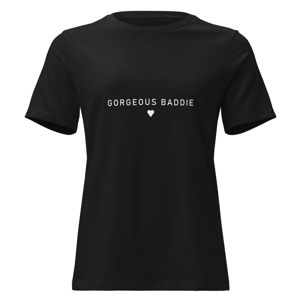 Gorgeous Baddie Minimal Pink Women's Tee