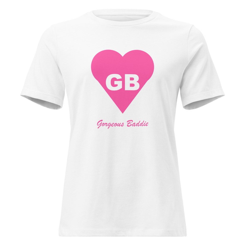 Gorgeous Baddie Heart Monogram Women's Tee