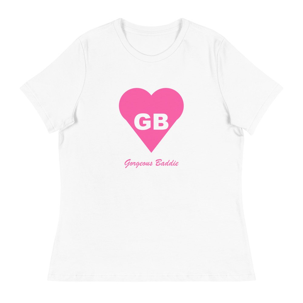 Gorgeous Baddie Heart Monogram Women's Tee Front