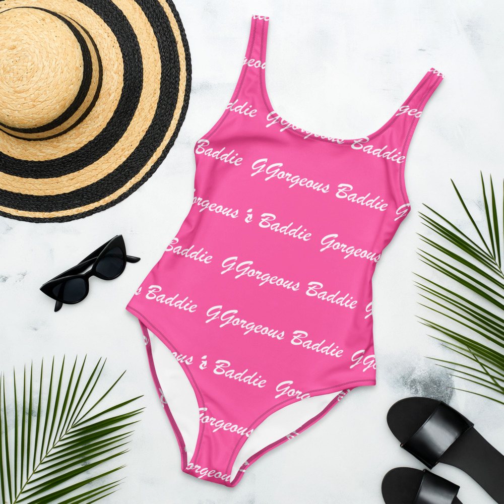 Gorgeous Baddie Signature One-Piece Swimsuit Front