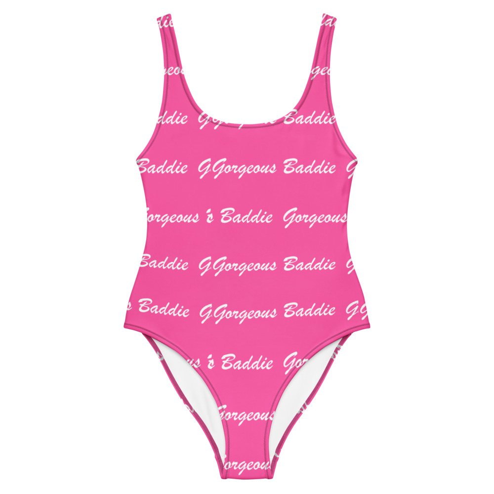Gorgeous Baddie Signature One-Piece Swimsuit Front
