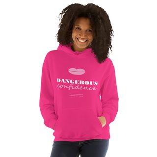 Gorgeous Baddie Dangerous Confidence Lux Hoodie Front