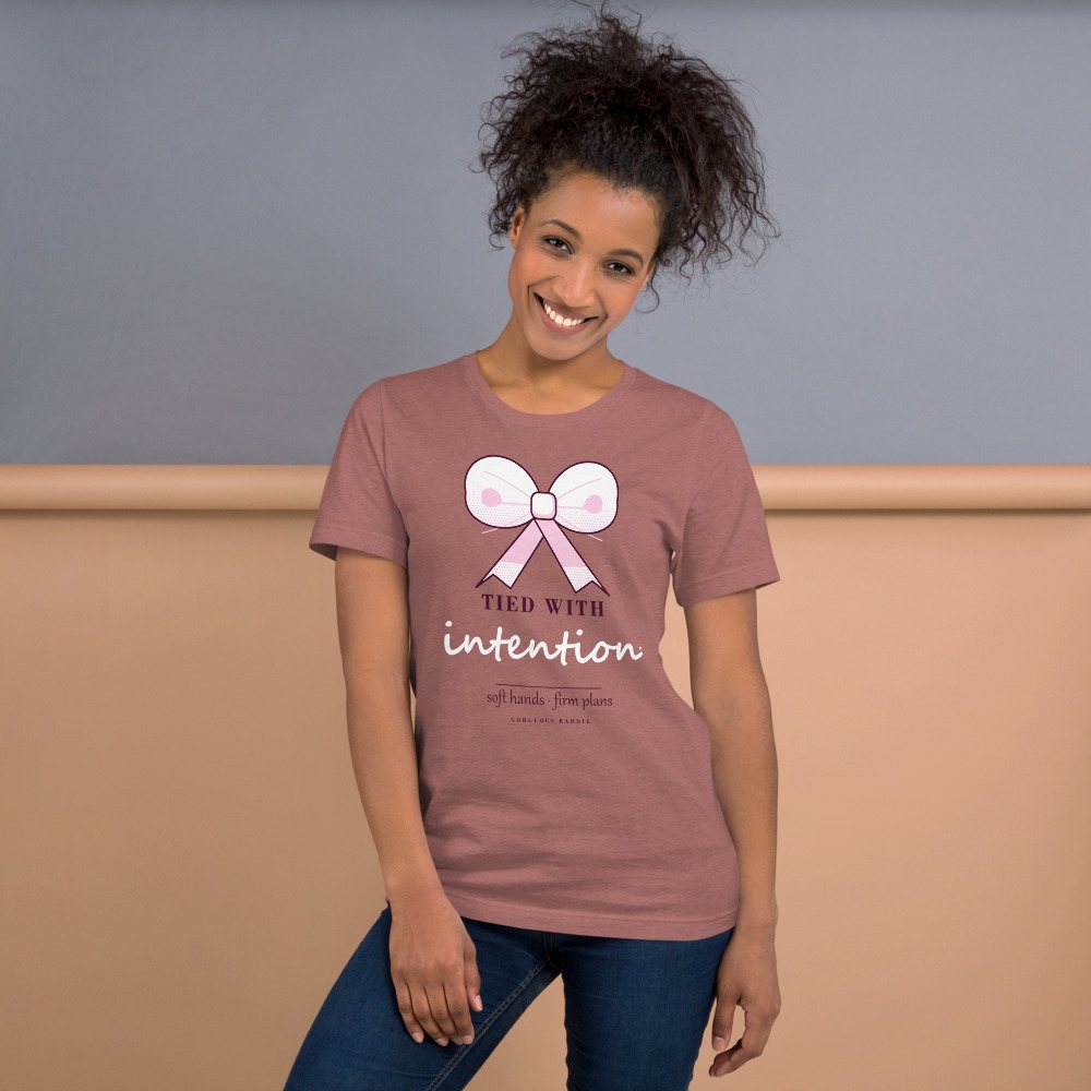 Gorgeous Baddie Tied With Intention Boutique Tee