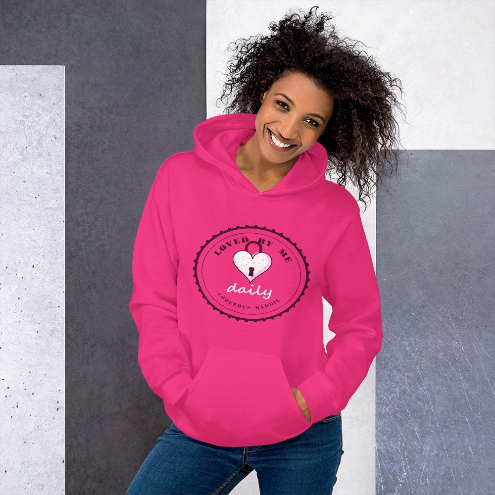 Gorgeous Baddie Loved By Me Daily Boutique Hoodie