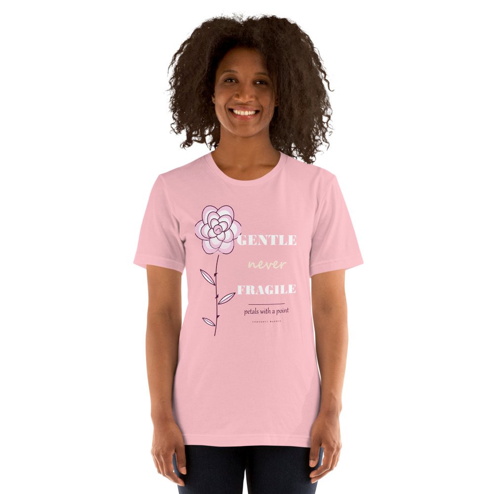 Gorgeous Baddie Gentle Never Fragile Boutique Tee Front