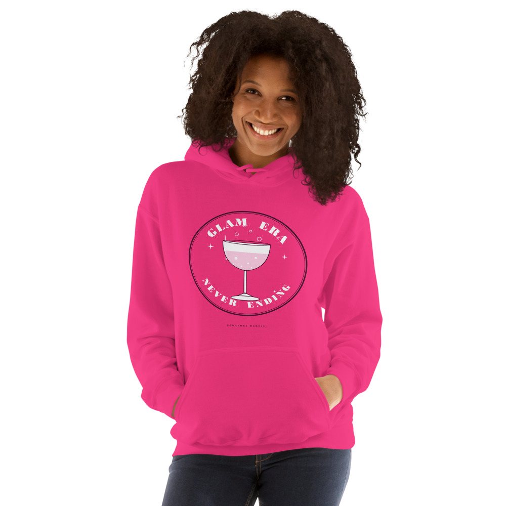 Gorgeous Baddie Glam Era Never Ending Boutique Hoodie Front