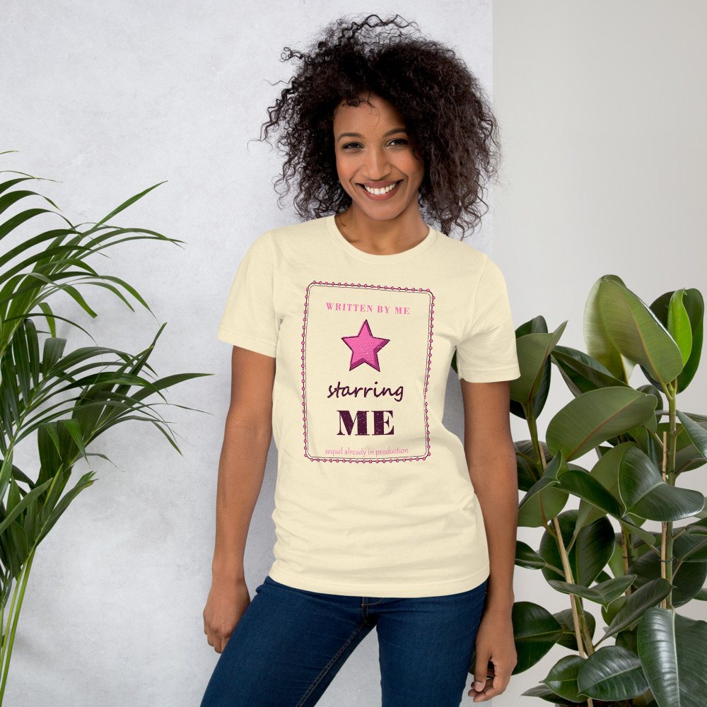 Gorgeous Baddie Written By Me Starring Me Boutique Tee White Front