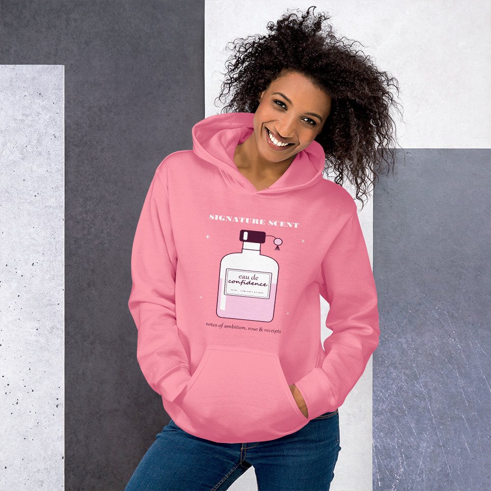 Gorgeous Baddie Signature Scent Confidence Boutique Hoodie Front