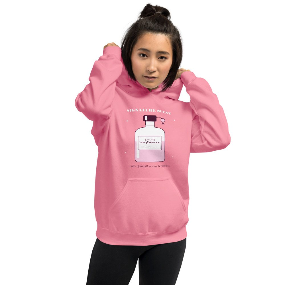Gorgeous Baddie Signature Scent Confidence Boutique Hoodie Front