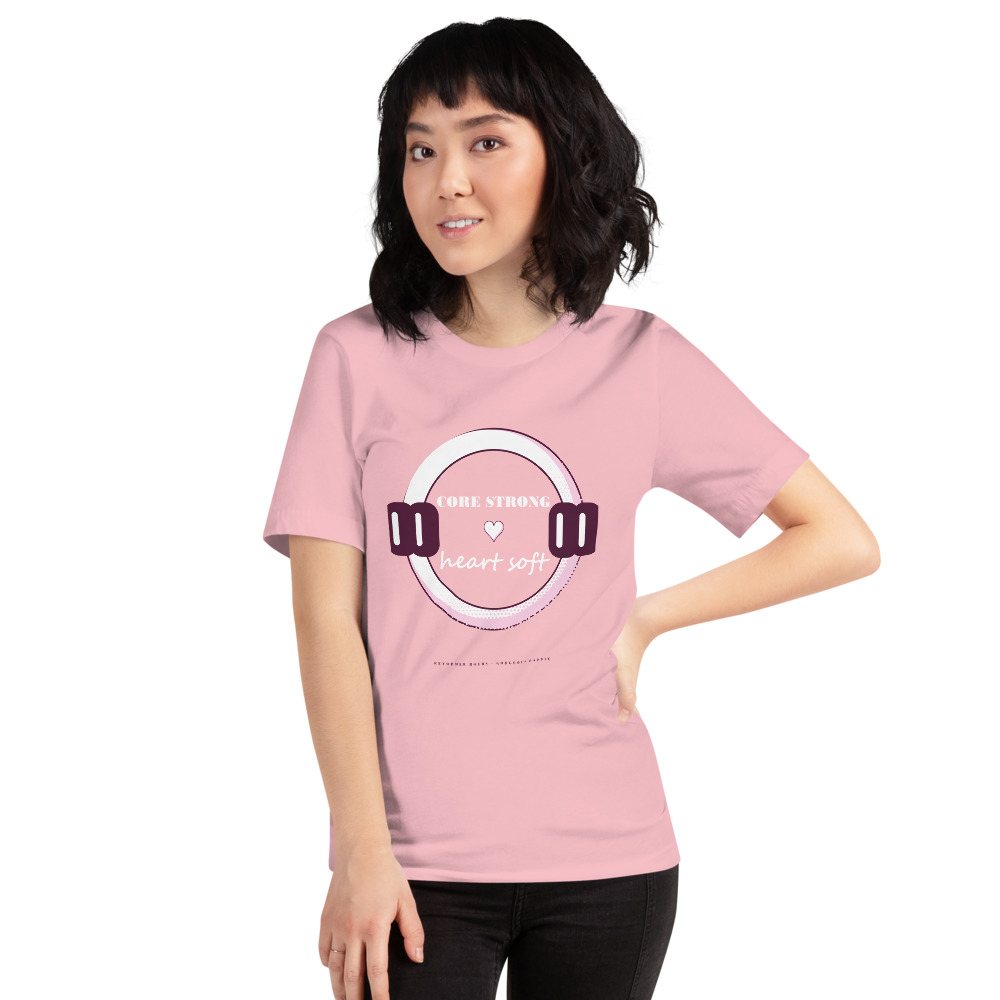 Gorgeous Baddie Core Strong Heart Soft Boutique Tee Front