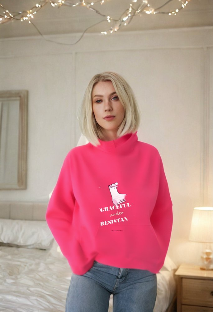 Gorgeous Baddie Graceful Under Resistance Boutique Hoodie Lifestyle