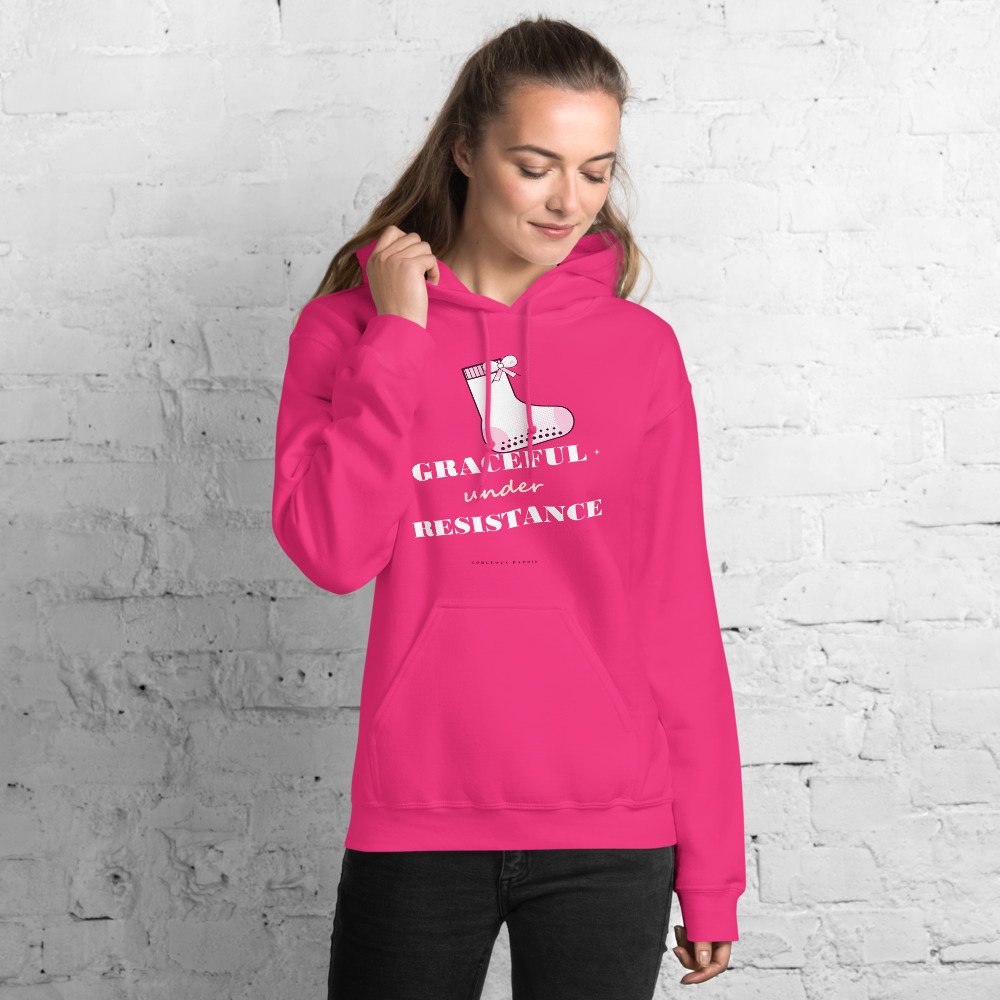 Gorgeous Baddie Graceful Under Resistance Boutique Hoodie Front