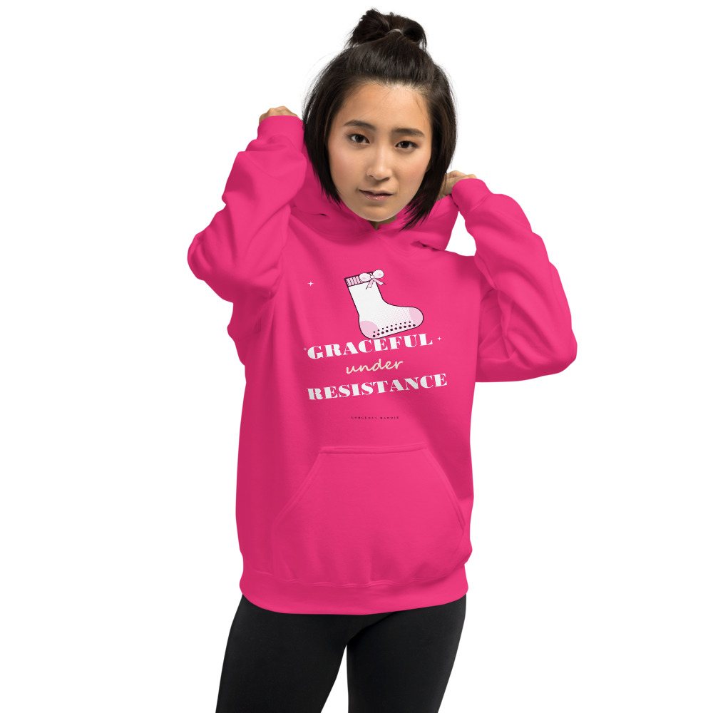 Gorgeous Baddie Graceful Under Resistance Boutique Hoodie Front