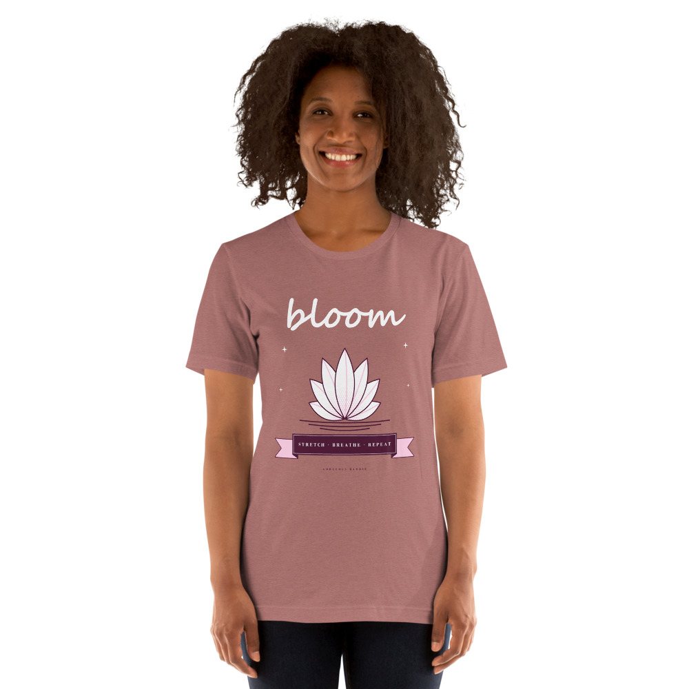 Gorgeous Baddie Stretch Breathe Bloom Boutique Tee Front