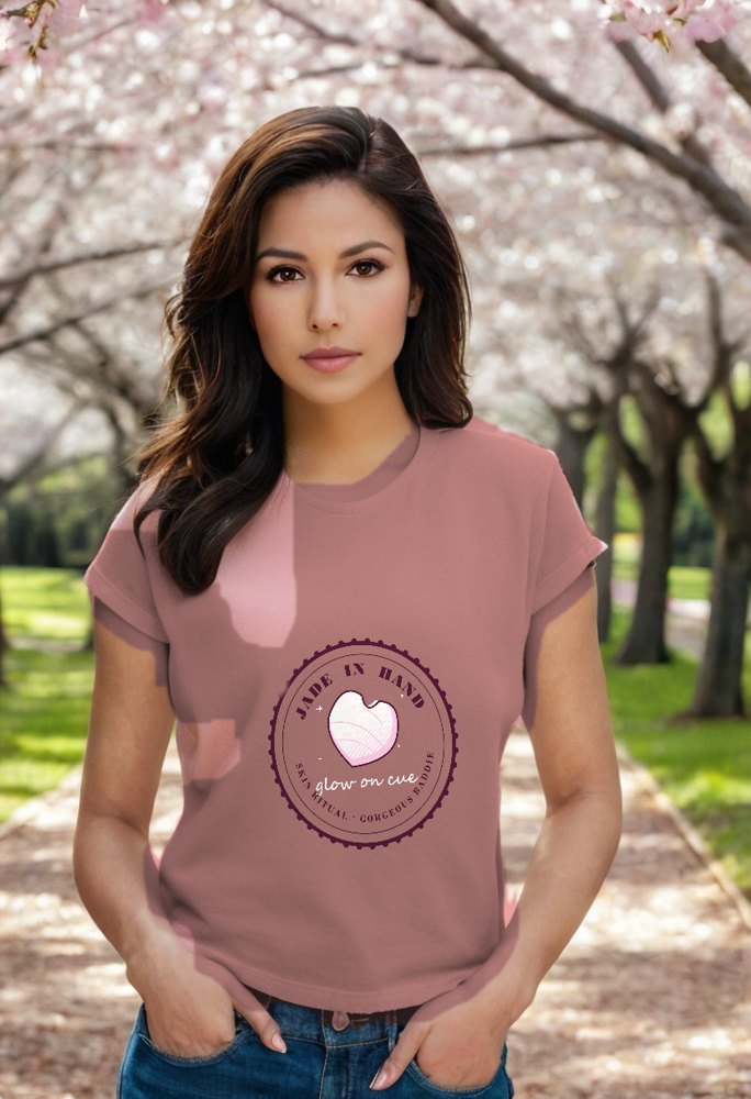 Gorgeous Baddie Jade In Hand Glow Boutique Tee