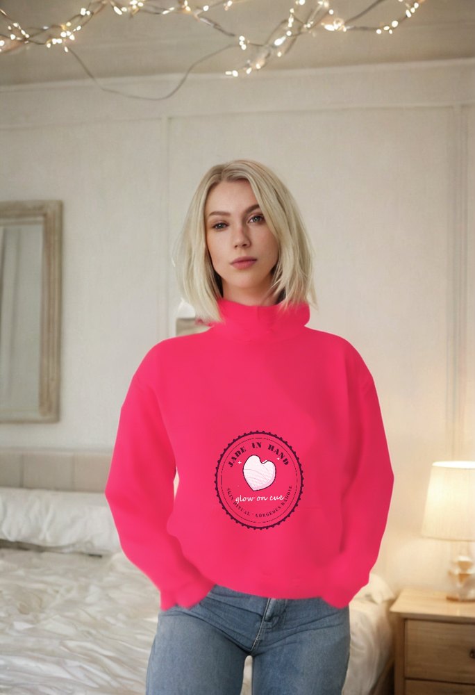 Gorgeous Baddie Jade In Hand Glow Boutique Hoodie
