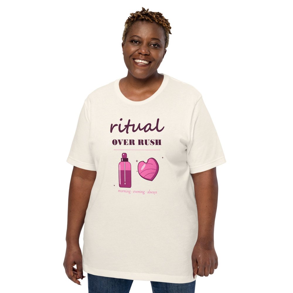 Gorgeous Baddie Ritual Over Rush Boutique Tee White Front