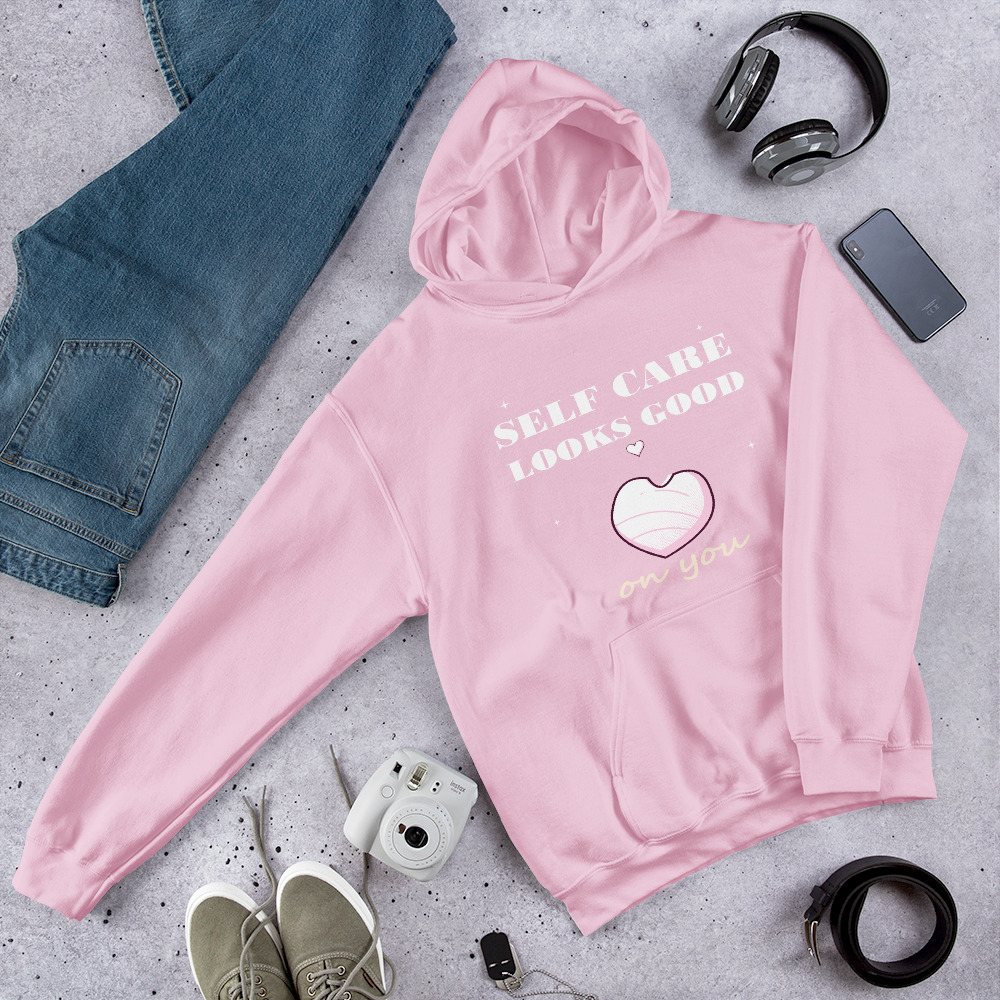 Gorgeous Baddie Self Care Looks Good On You Hoodie Front