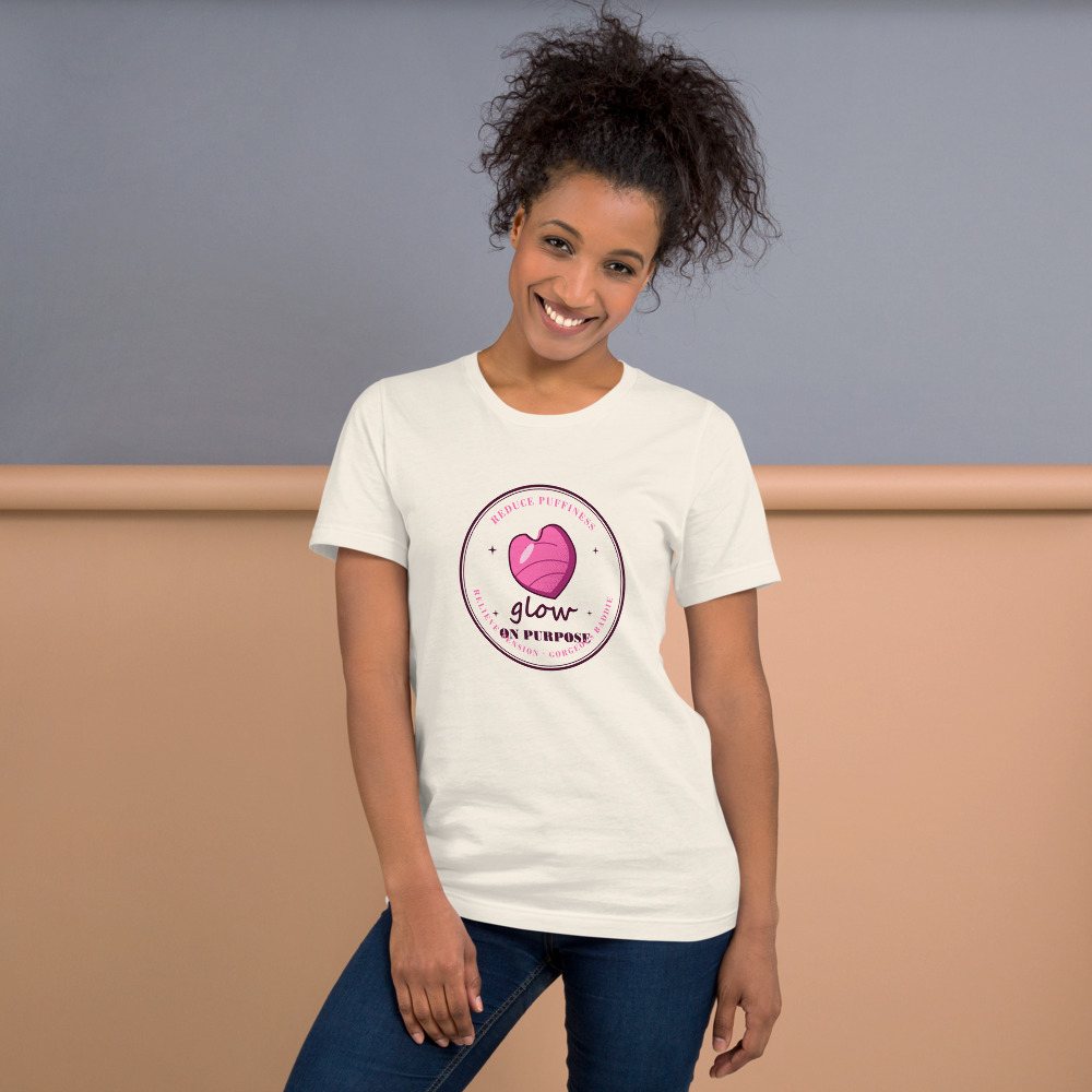 Gorgeous Baddie Glow On Purpose Tee Front