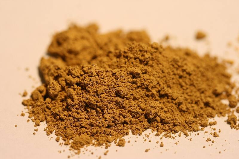 Ochre pigments, among the oldest cheek and lip colors