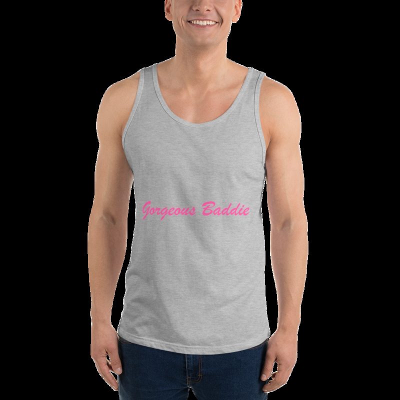 Gorgeous Baddie Script Tank Athletic Heather