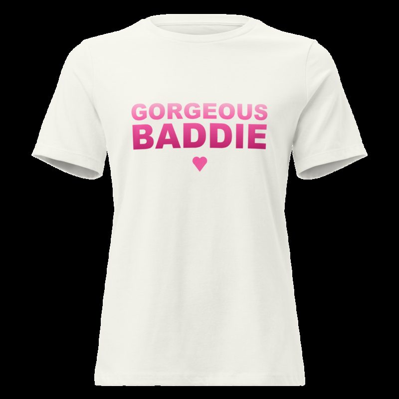 Gorgeous Baddie Stacked Women's Tee Vintage White