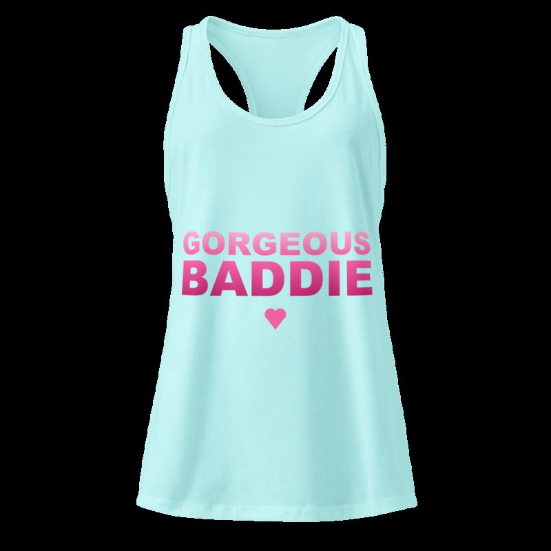 Gorgeous Baddie Stacked Racerback Tank Cancun