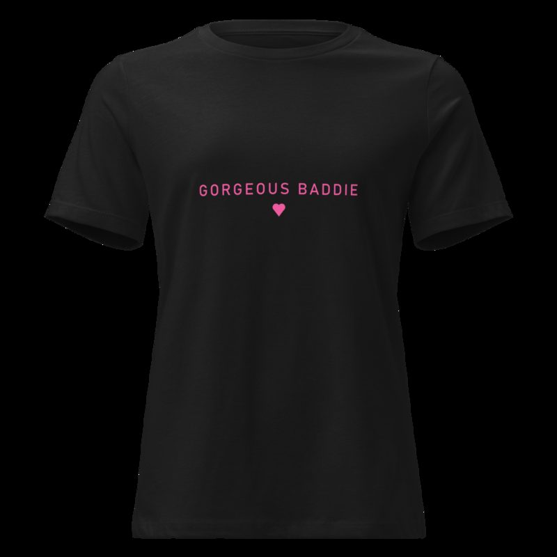 Gorgeous Baddie Minimal Women's Tee Black