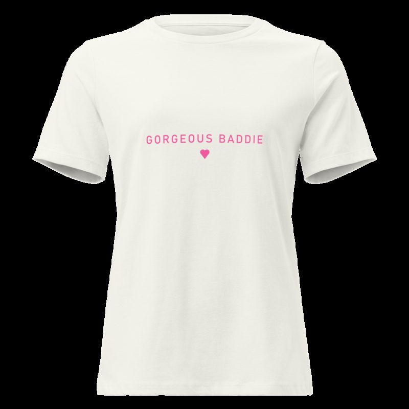 Gorgeous Baddie Minimal Women's Tee Vintage White