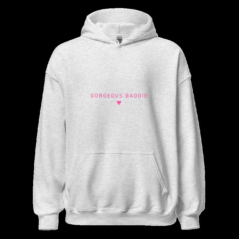 Gorgeous Baddie Minimal Hoodie Ash