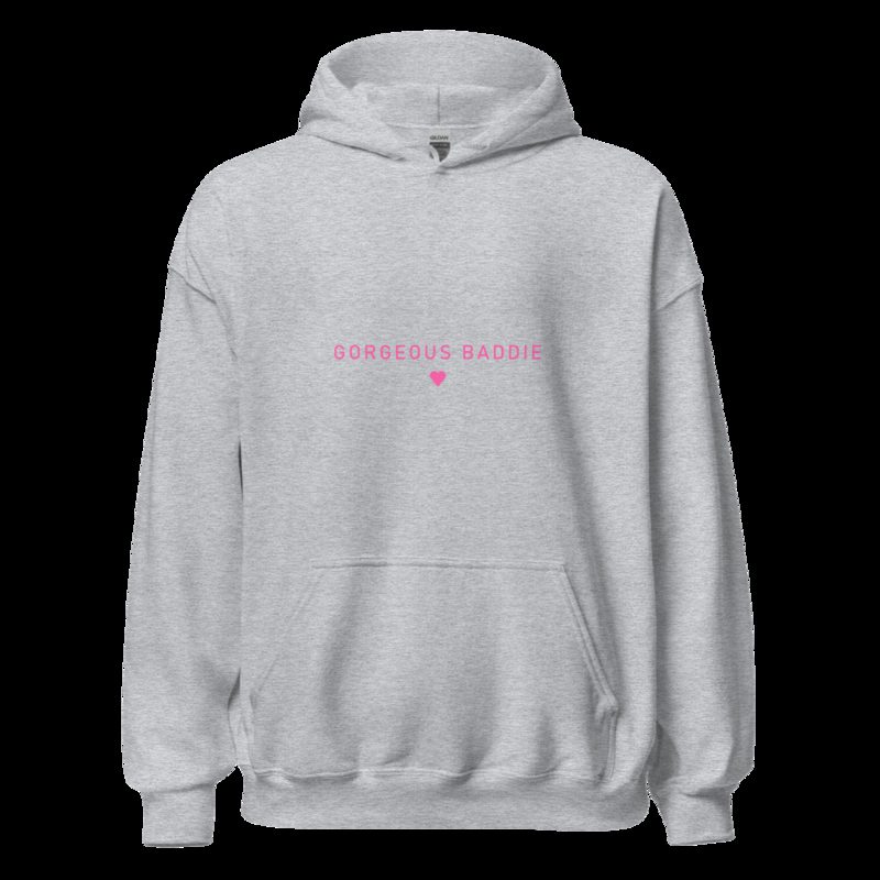 Gorgeous Baddie Minimal Hoodie Sport Grey