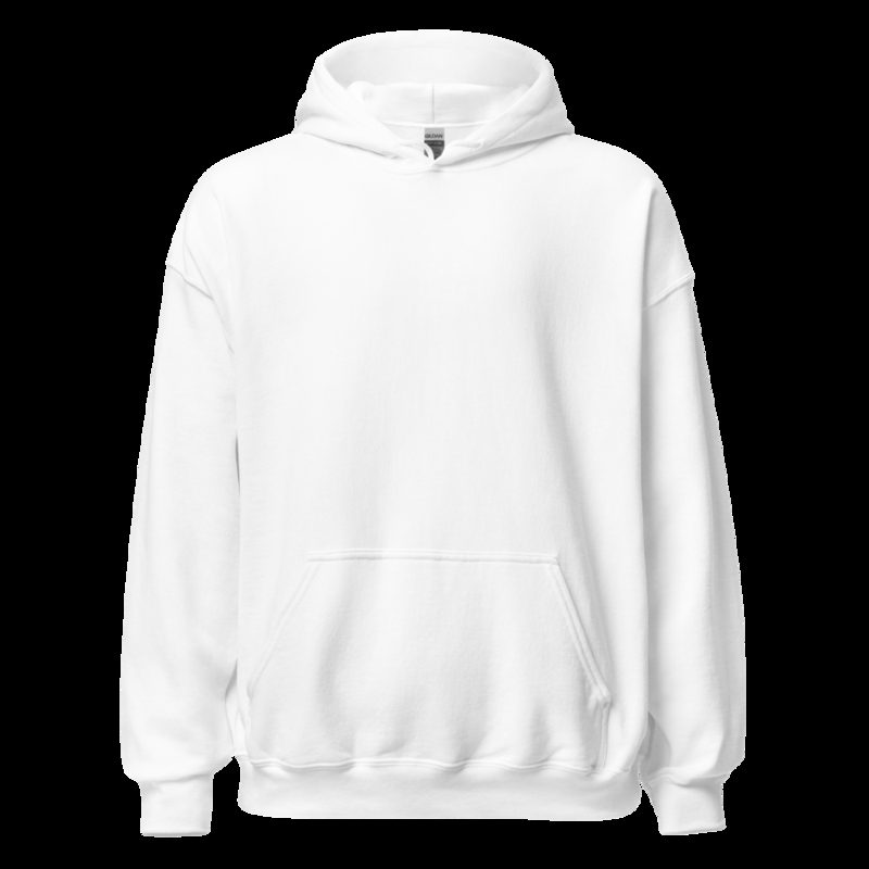Gorgeous Baddie Minimal Pink Hoodie White