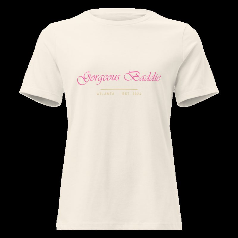 Gorgeous Baddie Signature Women's Tee Natural