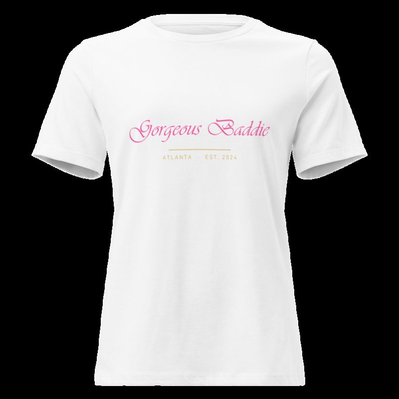 Gorgeous Baddie Signature Women's Tee White