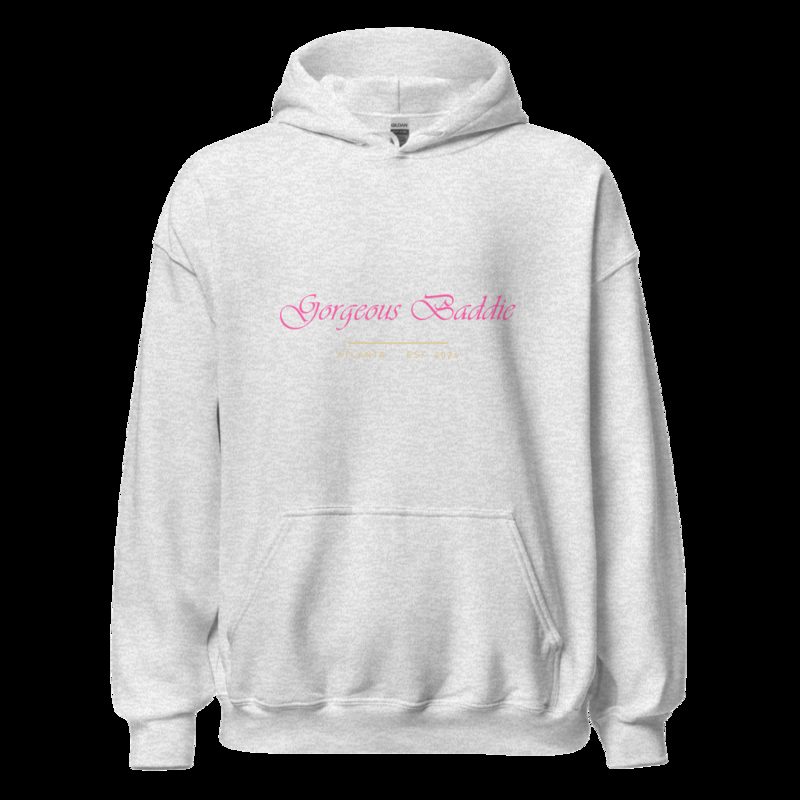 Gorgeous Baddie Signature Hoodie Ash