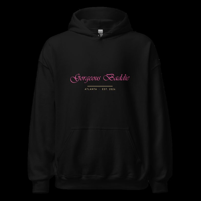 Gorgeous Baddie Signature Hoodie Black