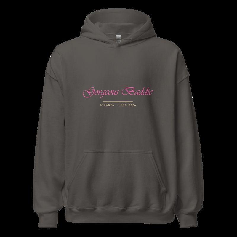 Gorgeous Baddie Signature Hoodie Charcoal