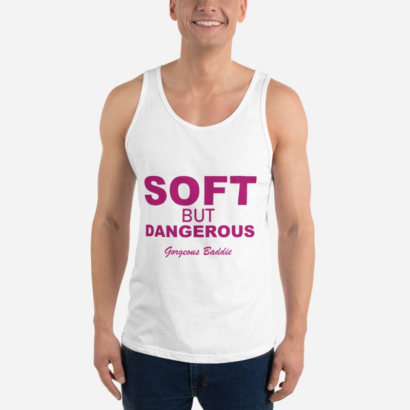 Gorgeous Baddie Soft But Dangerous Tank in White