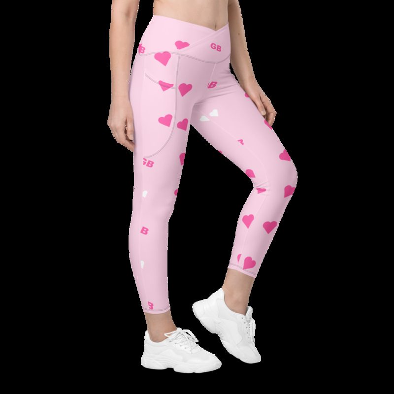 Gorgeous Baddie Hearts Leggings
