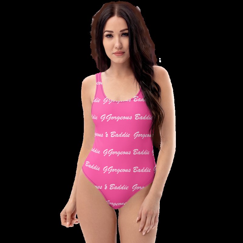 Gorgeous Baddie Signature One-Piece Swimsuit White
