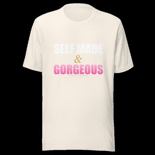 Gorgeous Baddie Self Made Tee Vintage White
